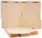 Eco-Friendly Basics Manila File Folders with Fasteners for Organized Filing, for Daily Use