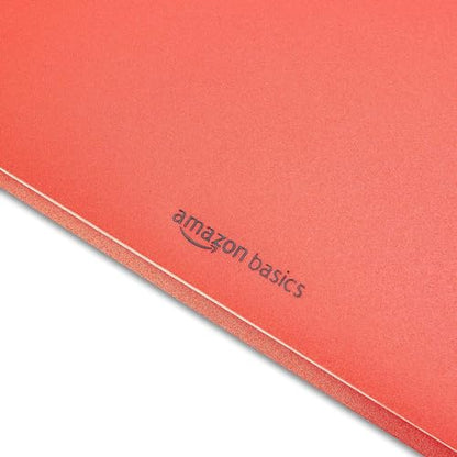 Basics Heavy Duty Plastic Folders with 2 Pockets for Documents, for Daily Use