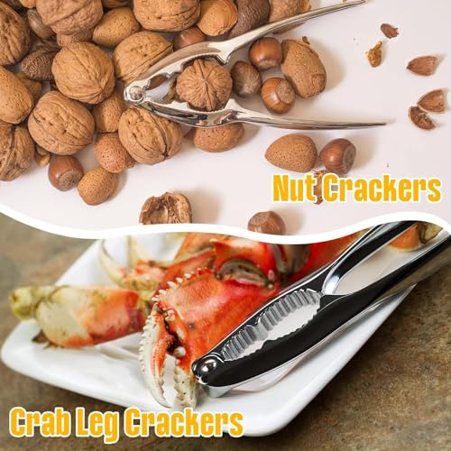 Modern 8 Pcs Lobster Crackers and Picks Set, Crab Leg Cracker Essentials