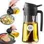 Eco-Friendly YARRAMATE 16oz/470ml Glass Olive Oil Sprayer for Cooking with for Daily Use
